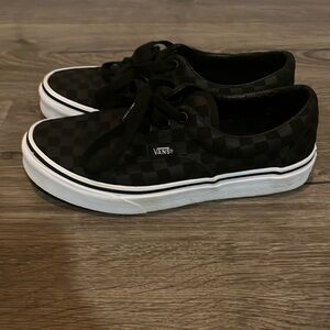 Kids Checkered Vans Shoes